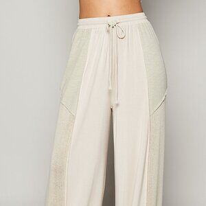 POL Drawstring Wide Leg Pants